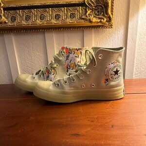 Converse Women's Chuck 70 Hi "We Are Stronger Together" Olive/Black Wmns 7.5